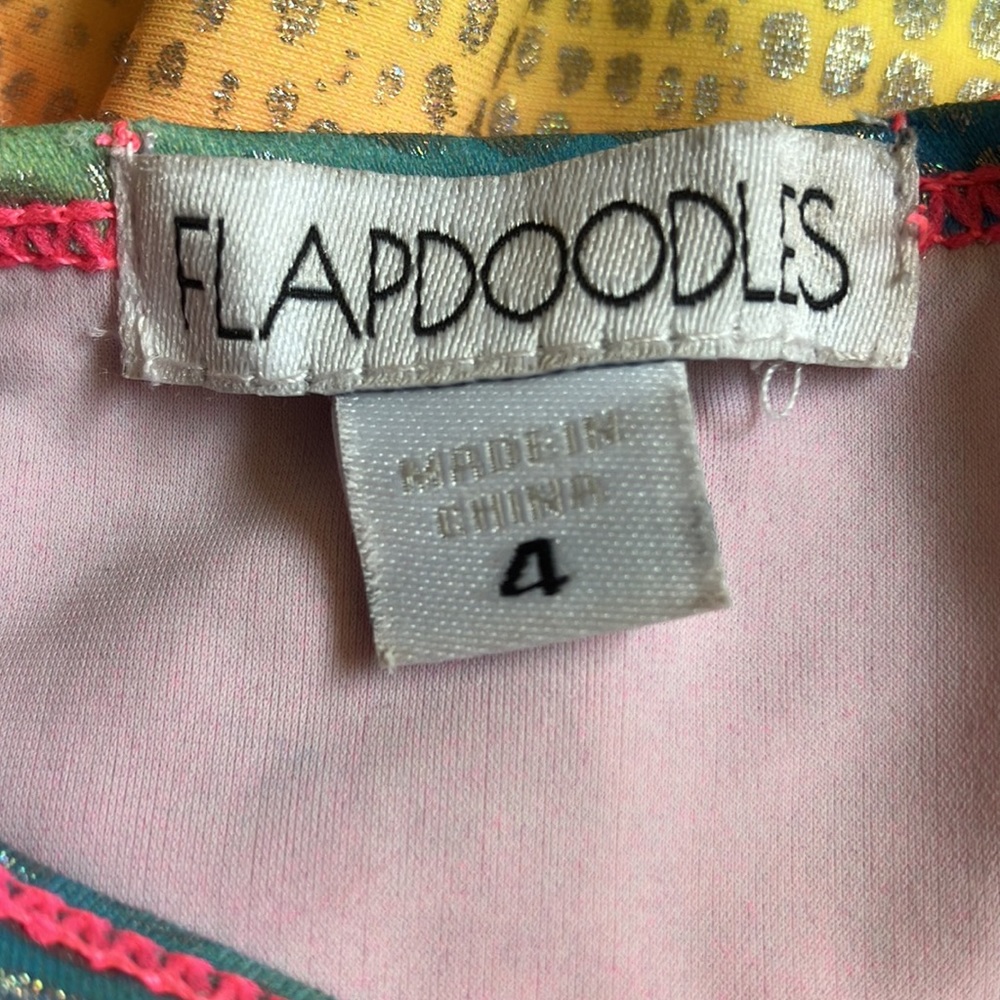 Girls’ multicolored snakeskin swimsuit - Picture 5 of 6